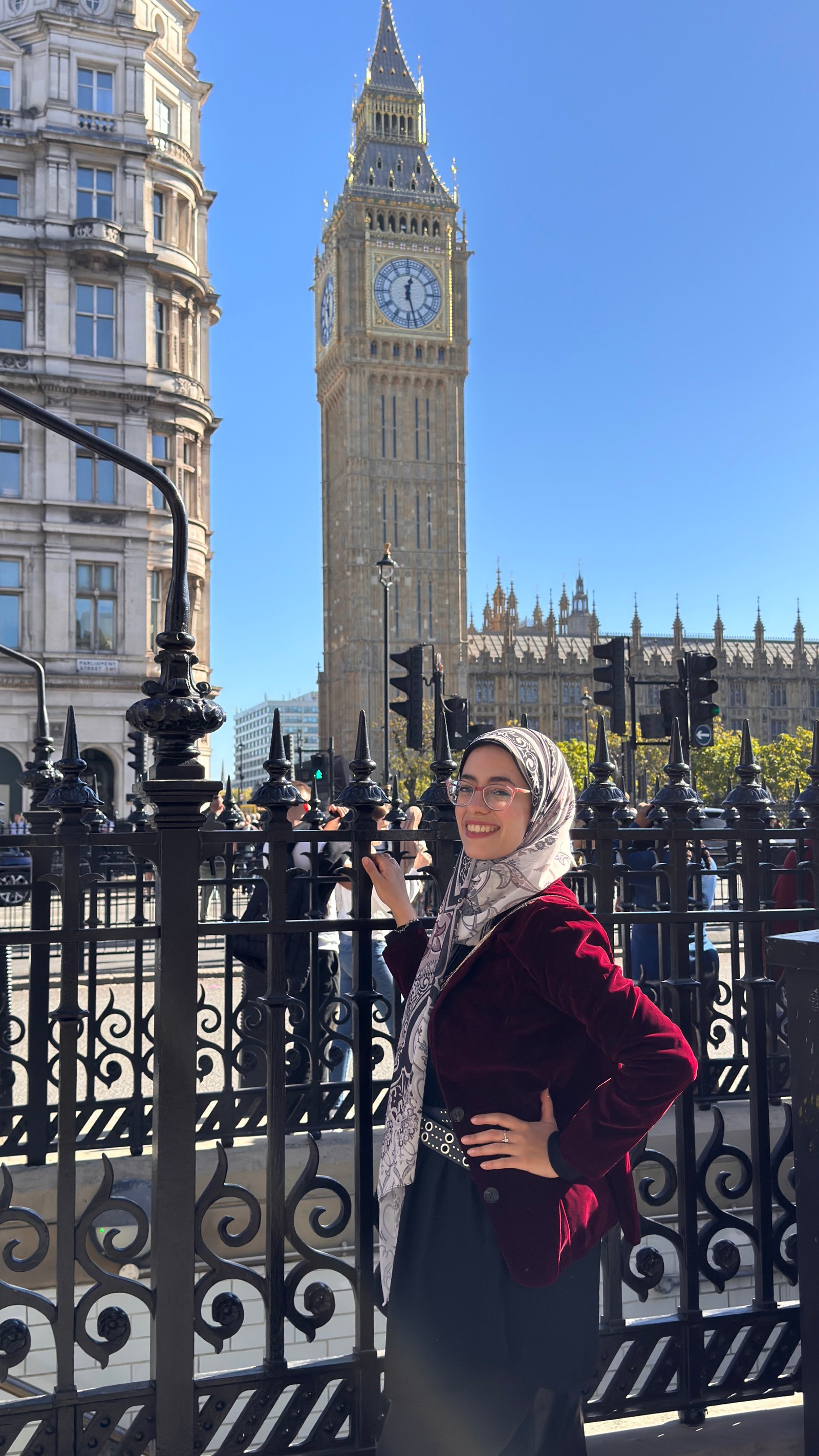 أميرة الجوهري في لندن